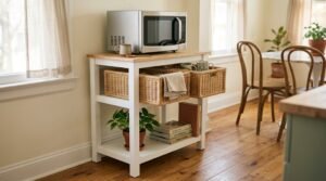 15 microwave carts storage