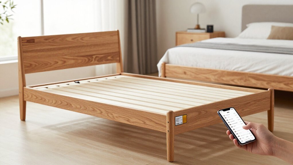 bed frame size price tiers