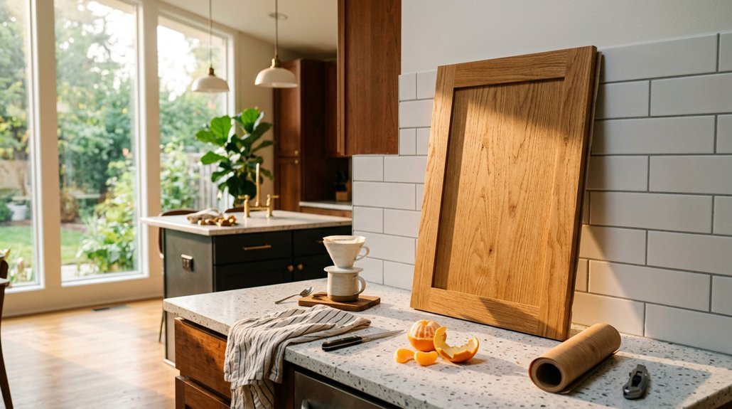 cabinet refinishing without painting
