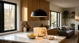 install kitchen light fixture