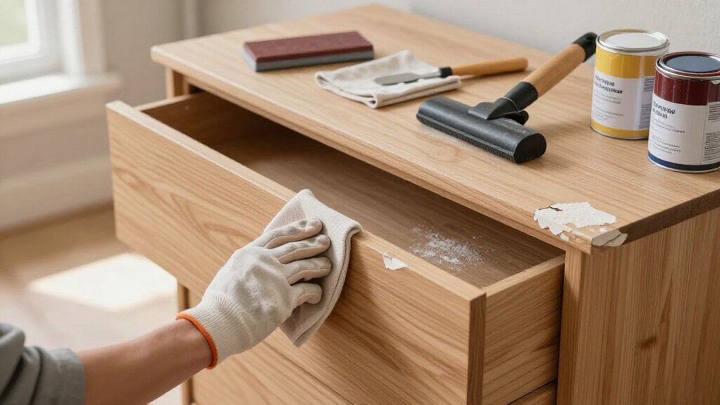 remove hardware sand safely